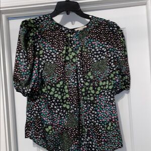 Cooper and Ella Colorful Patterned Blouse size medium